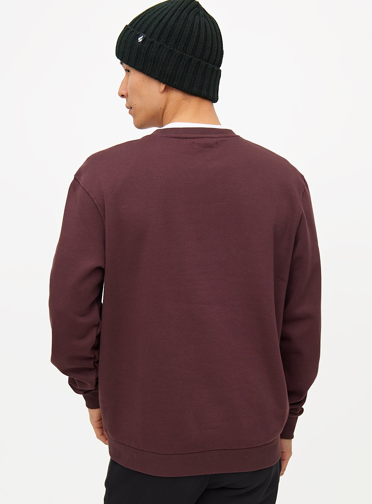Dark Red Core Crew Neck Sweatshirt XL - Image 3 thumbnail